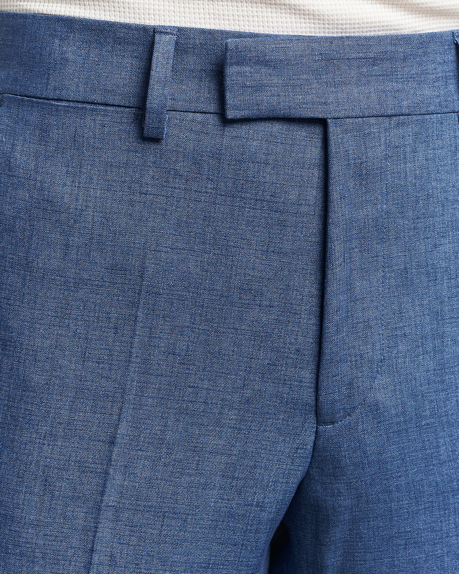 Herren | Hosen | J.Lindeberg | Grant Super Linen Pants Chambray Blue