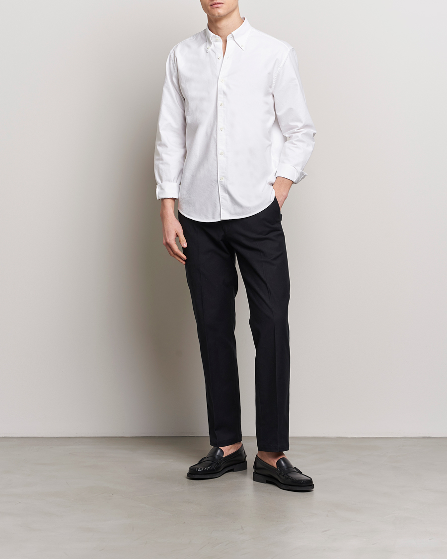 Herren | Hemden | Oscar Jacobson | Reg Fit BD Casual Oxford Optical White