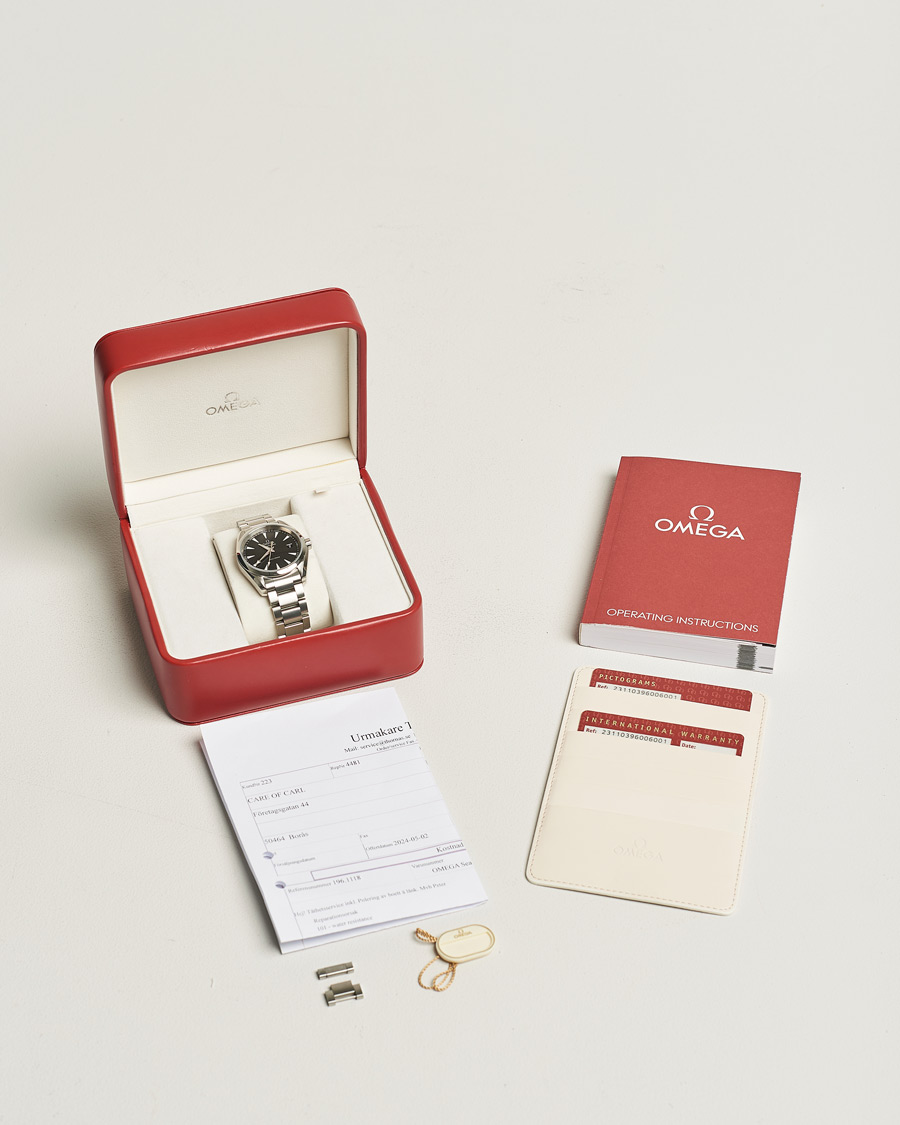 Herren | Omega Pre-Owned Seamaster Aqua Terra Silver | Omega Pre-Owned | Seamaster Aqua Terra Silver