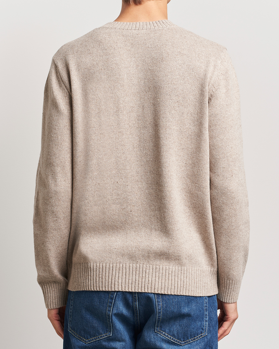 Herren | Pullover | A.P.C. | Pull Lucien Wool Knitted Sweater Beige