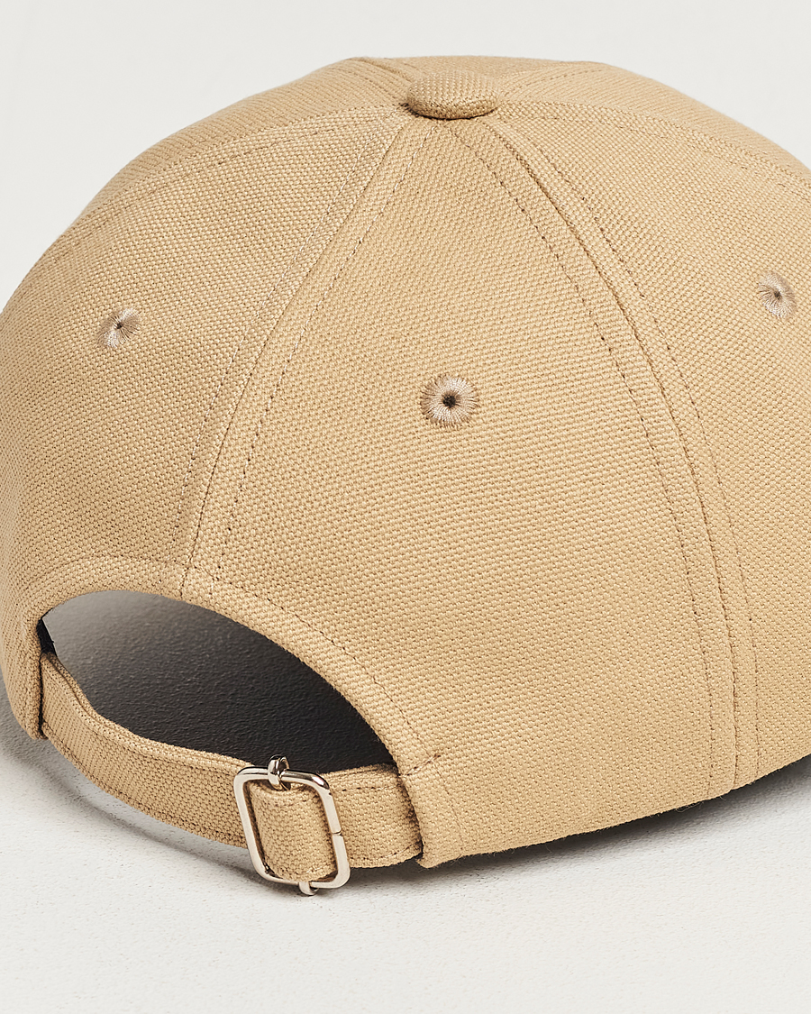 Herren | A.P.C. Charlie Baseball Cap Dark Beige | A.P.C. | Charlie Baseball Cap Dark Beige