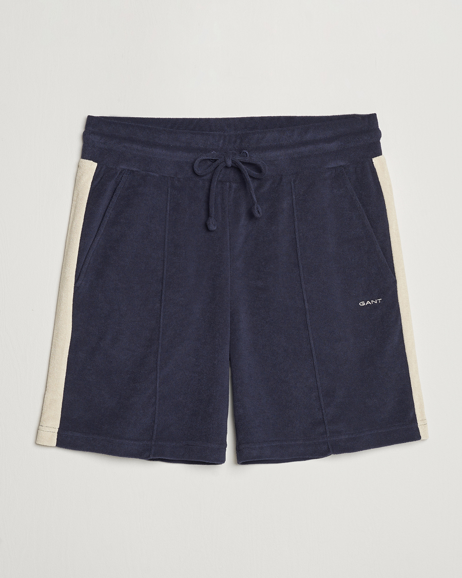 Herren | Shorts | GANT | Towelling Shorts Evening Blue
