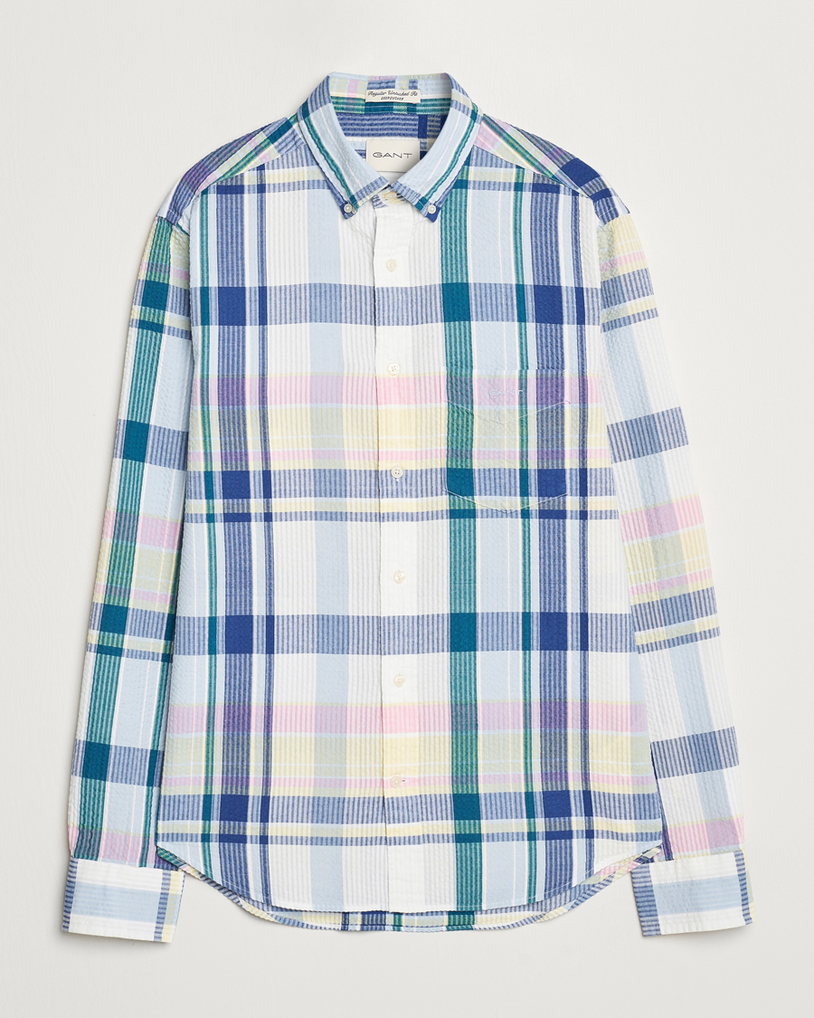 Herren | Hemden | GANT | Reg Seersucker Madras Shirt Multi