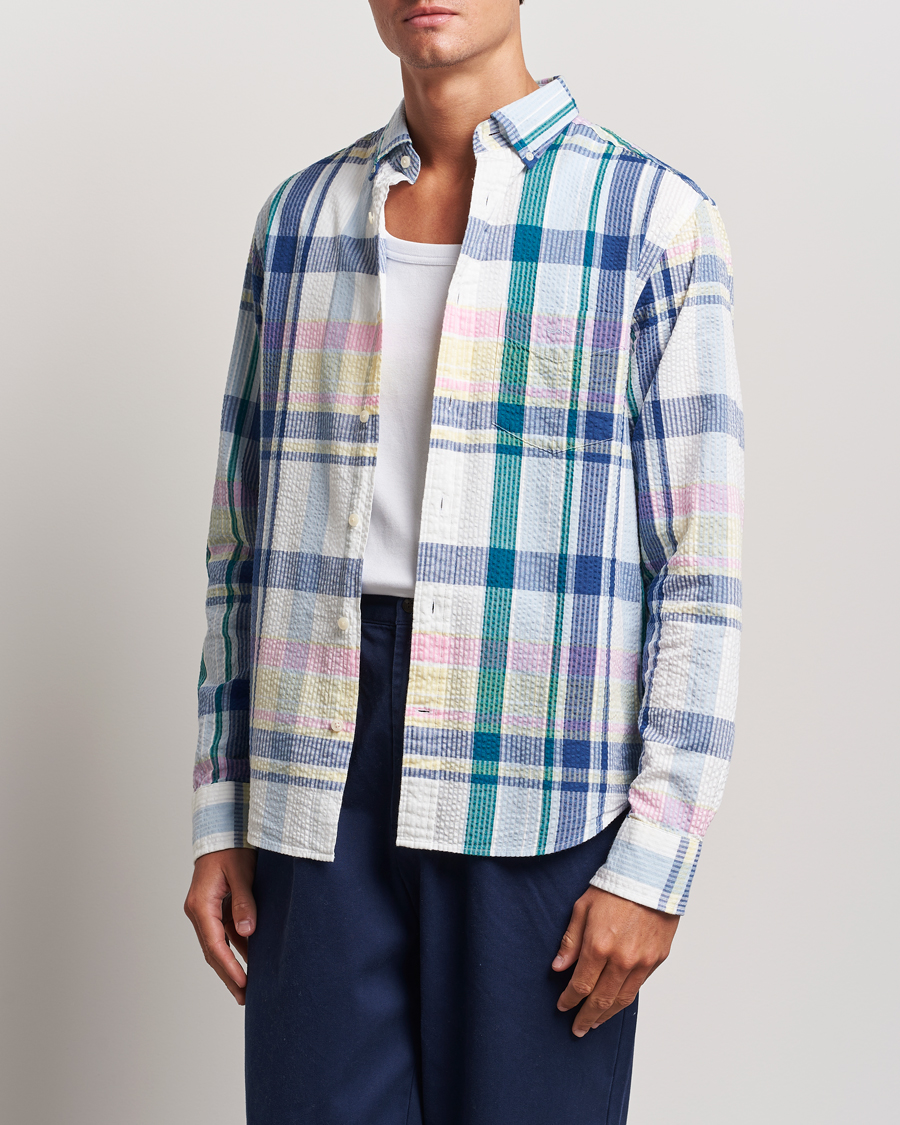Herren | Hemden | GANT | Reg Seersucker Madras Shirt Multi