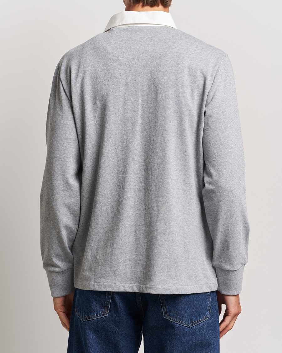 Herren | Pullover | GANT | Reg Shield Heavy Rugger Grey Melange