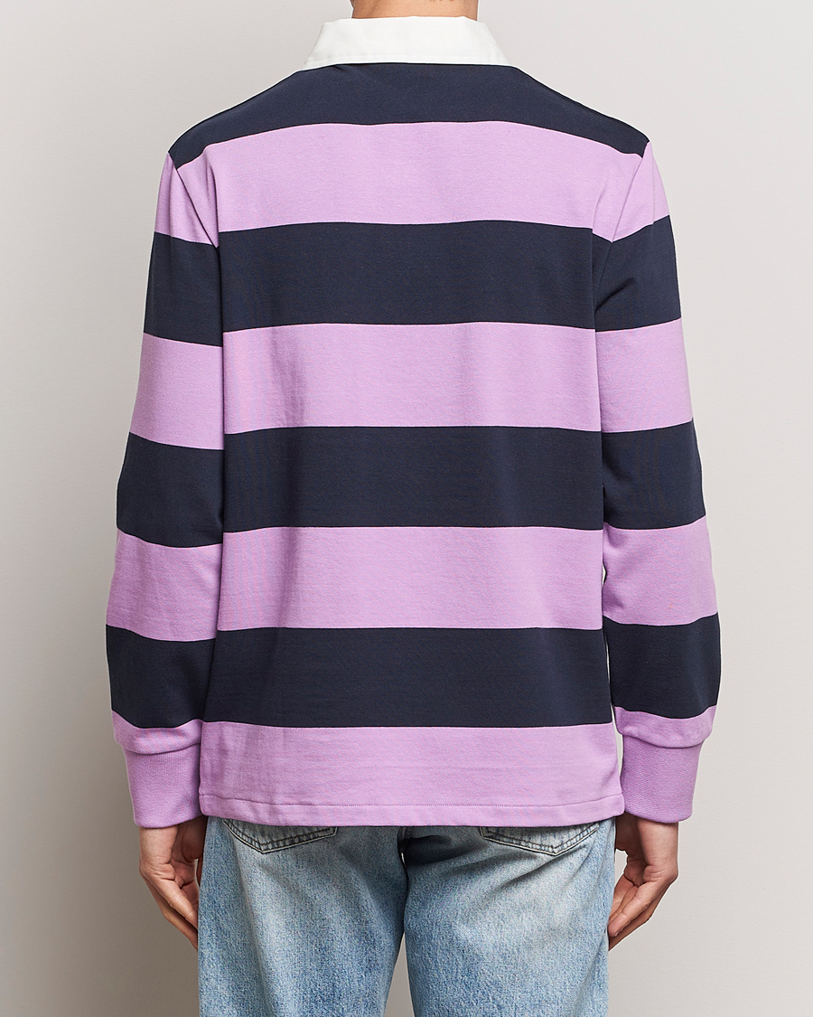 Herren | Pullover | GANT | Reg Shield Striped Heavy Rugger Orchid Lilac