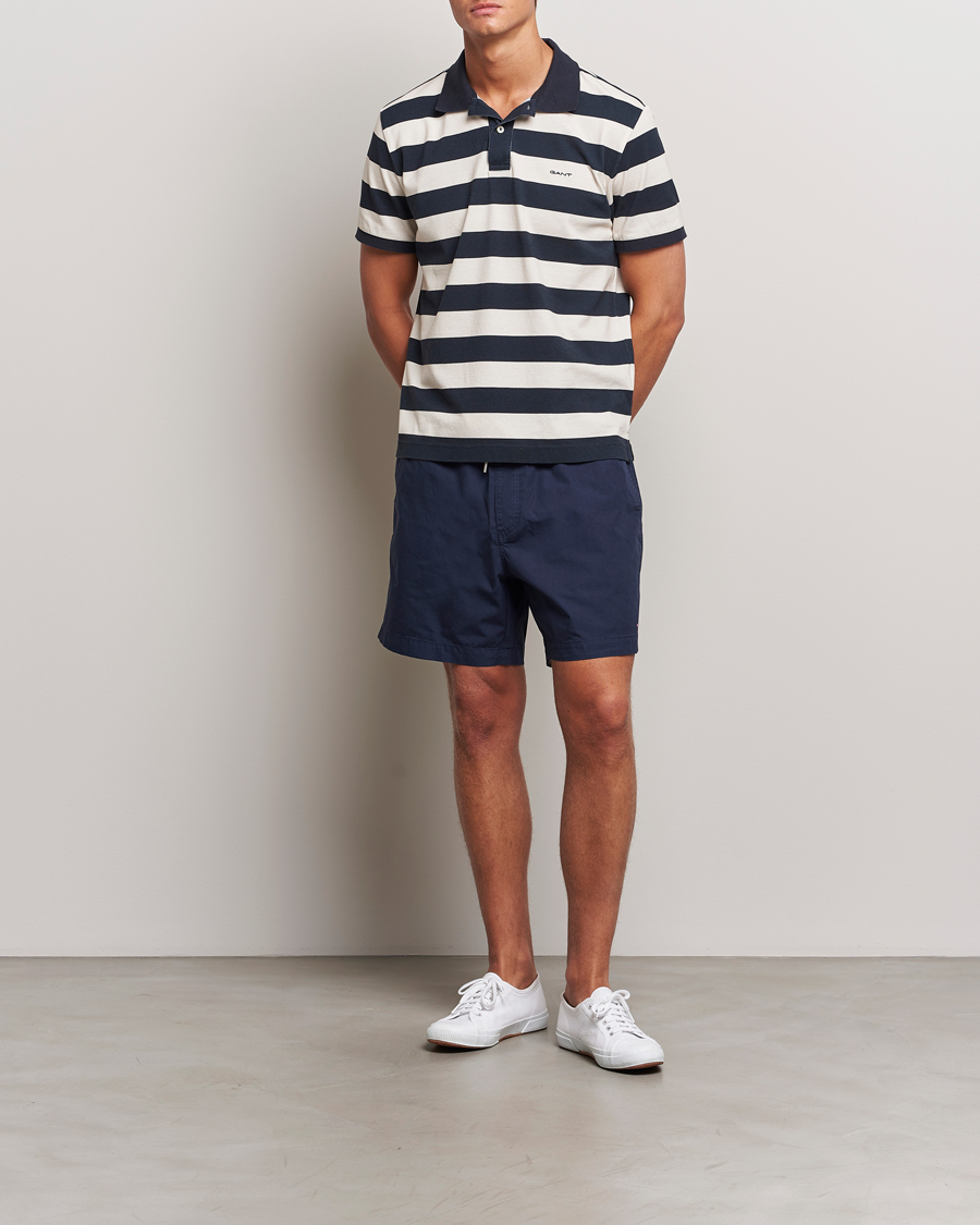 Herren | Shorts | GANT | Drawcord Cotton Shorts Marine