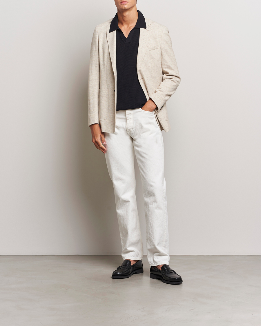 Herren | Sakkos | GANT | Slim Cotton/Linen Jersey Blazer Seed Melange