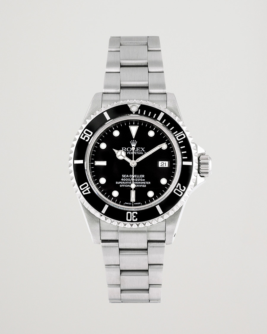 Herren | Rolex Pre-Owned Sea Dweller 16600 Oyster Perpetual Steel Black | Rolex Pre-Owned | Sea Dweller 16600 Oyster Perpetual Steel Black