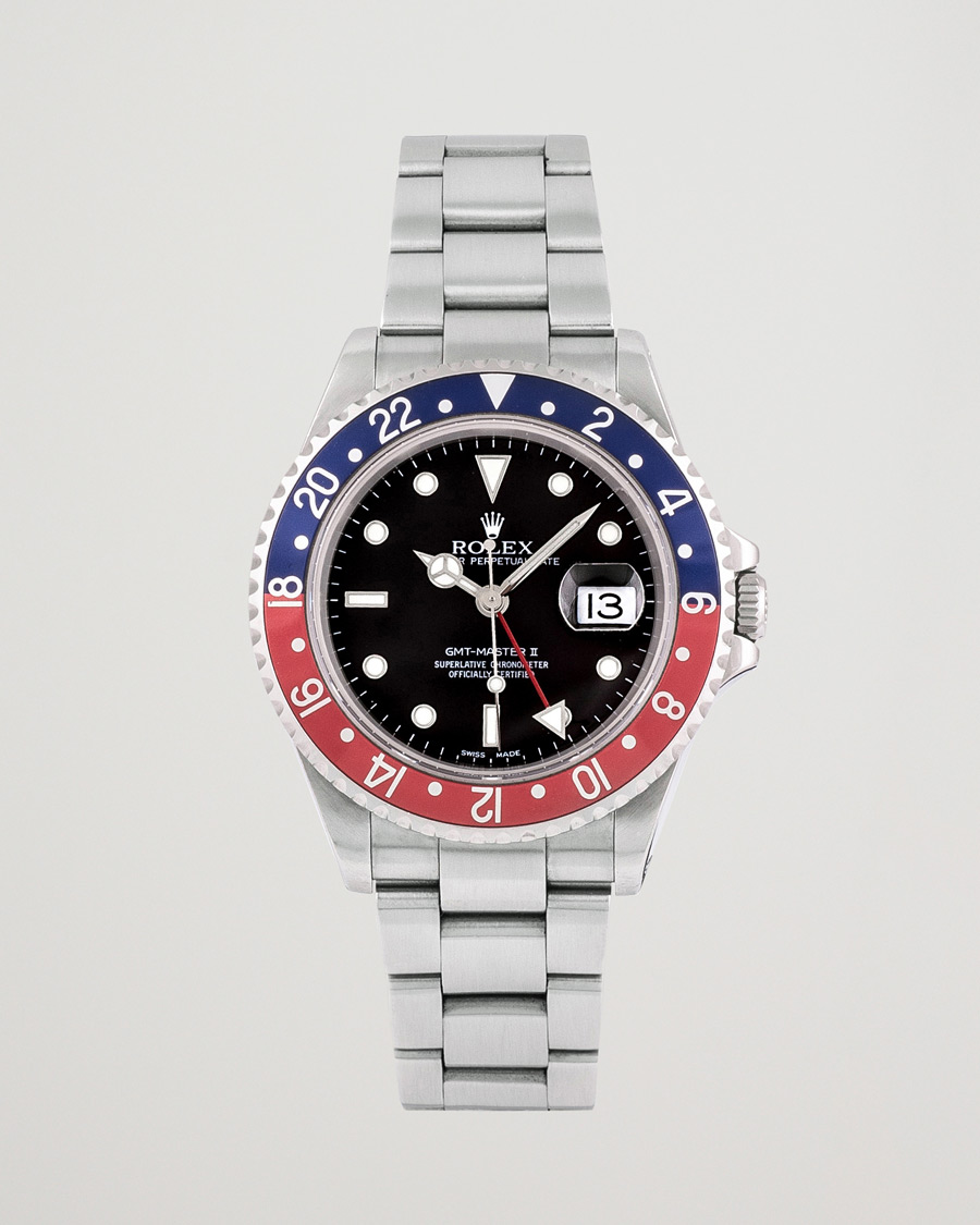 Herren | Rolex Pre-Owned GMT 16710 Silver | Rolex Pre-Owned | GMT 16710 Silver