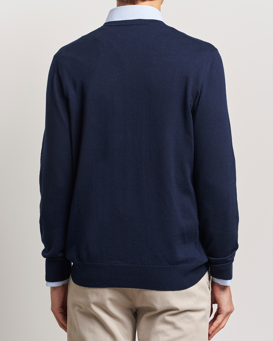 Herren | Pullover | Charles Tyrwhitt | Pure Merino V-Neck Jumper Navy
