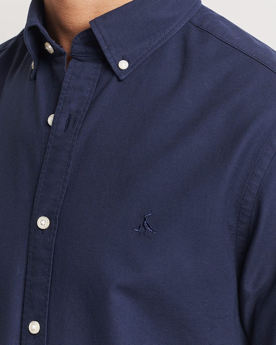 Herren | Hemden | Charles Tyrwhitt | Button Down Stretch Oxford Shirt Navy