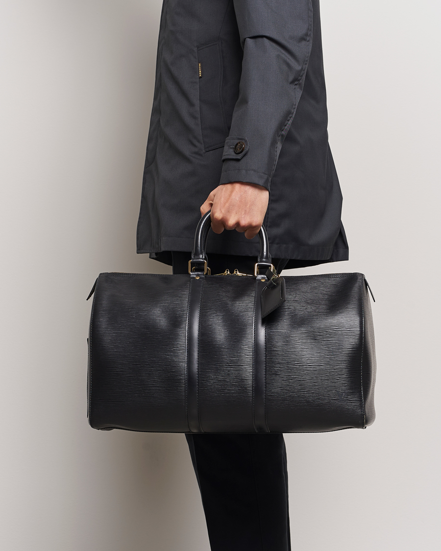 Herren |  | Louis Vuitton Pre-Owned | Keepall 50 Epi Leather Travel Bag Black