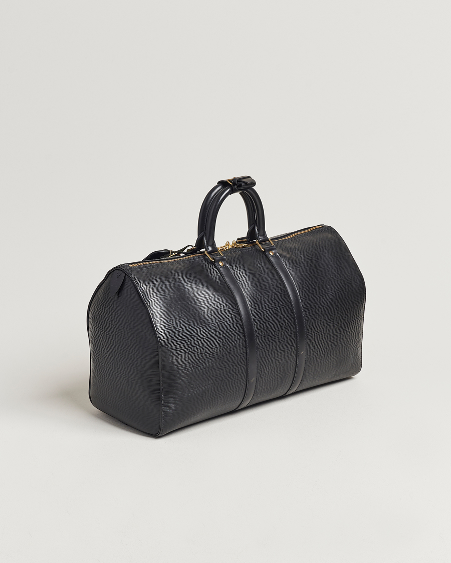 Herren | Accessoires | Louis Vuitton Pre-Owned | Keepall 50 Epi Leather Travel Bag Black