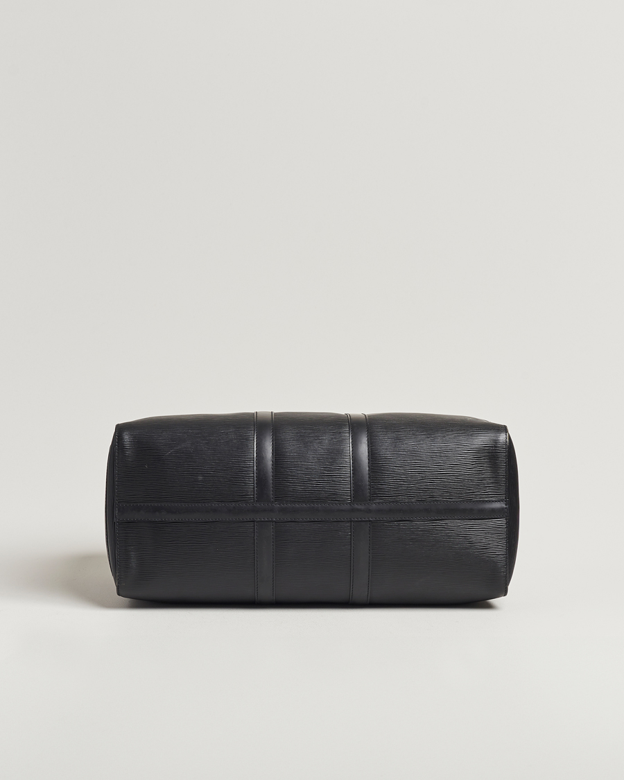 Herren | Louis Vuitton Pre-Owned Keepall 50 Epi Leather Travel Bag Black | Louis Vuitton Pre-Owned | Keepall 50 Epi Leather Travel Bag Black