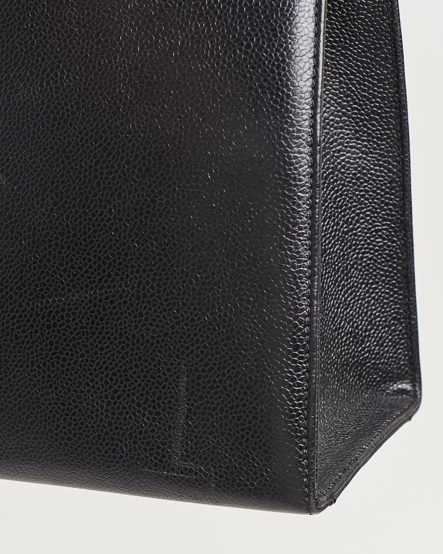 Herren | Chanel Pre-Owned Chain Tote Bag Black | Chanel Pre-Owned | Chain Tote Bag Black