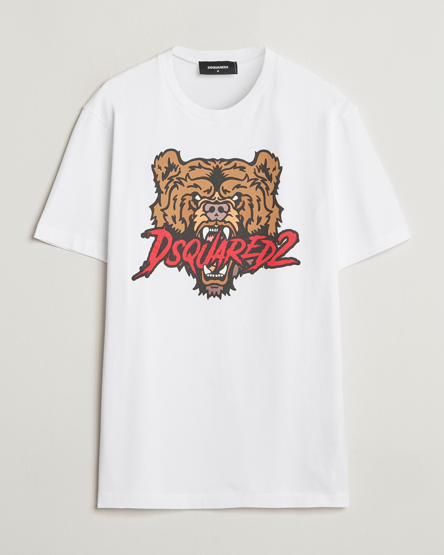 Herren | T-Shirts | Dsquared2 | Bear T-Shirt White