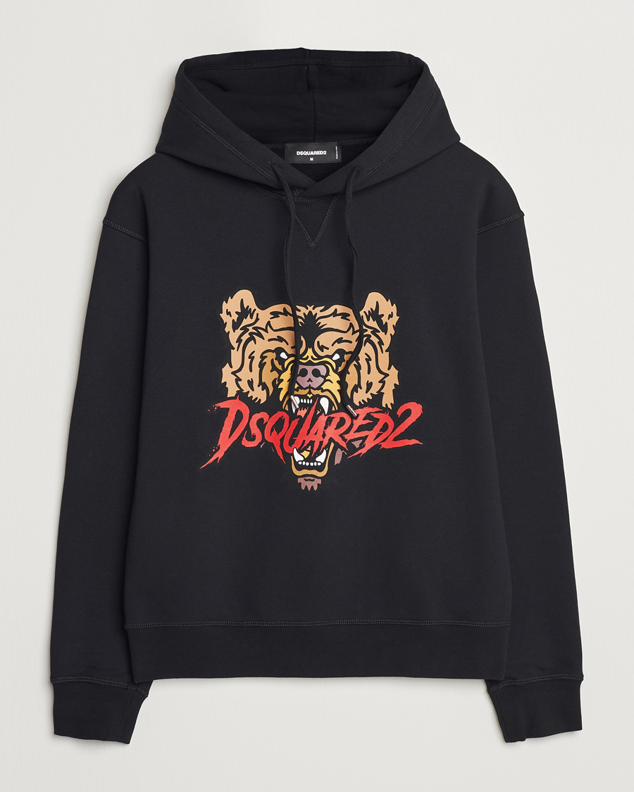 Herren | Pullover | Dsquared2 | Bear Hoodie Black