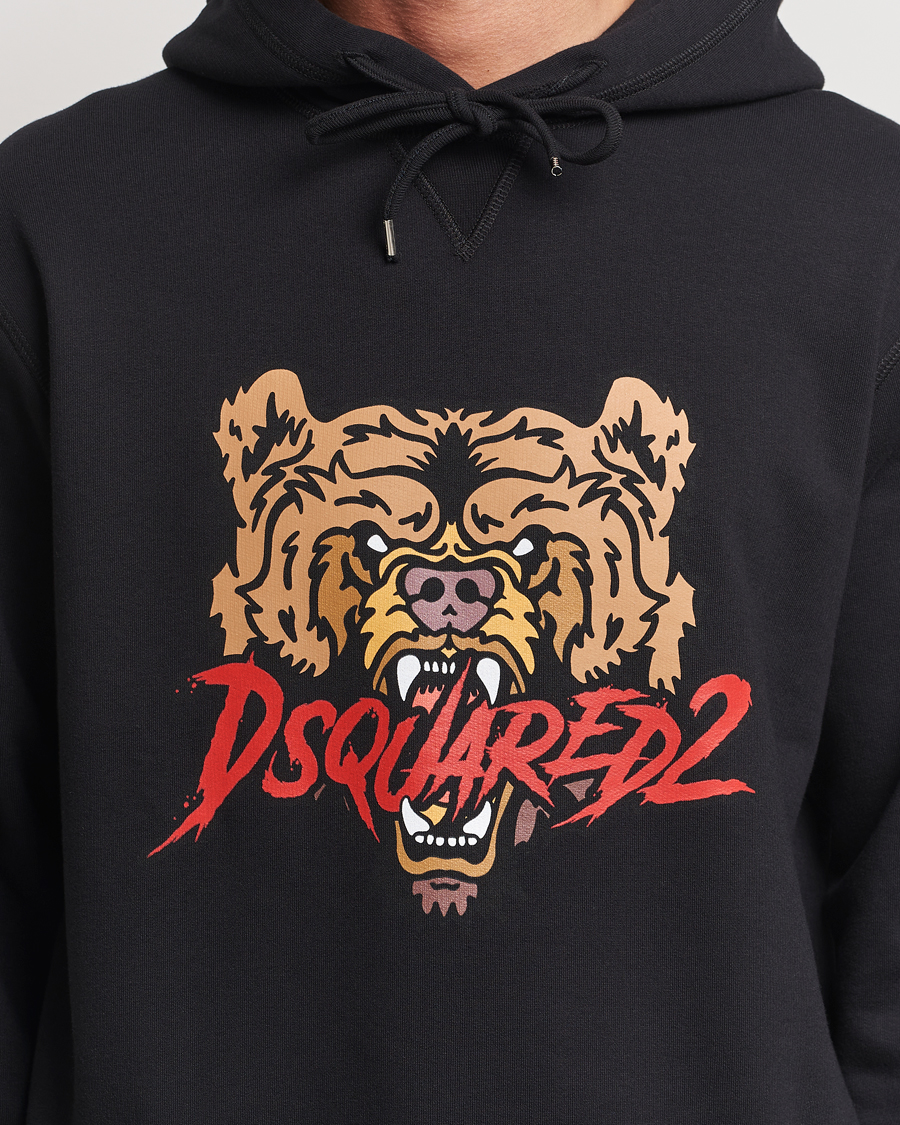 Herren | Pullover | Dsquared2 | Bear Hoodie Black