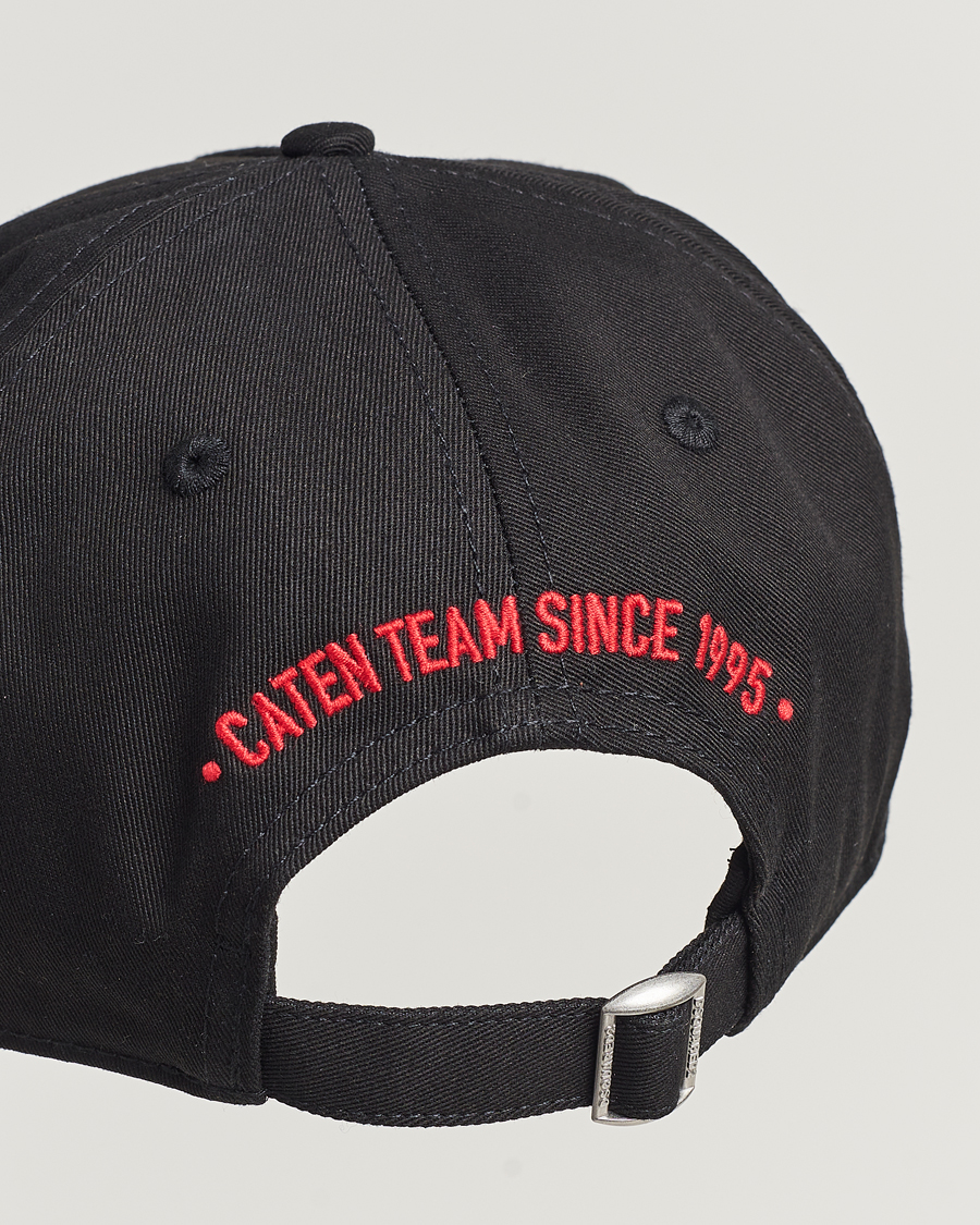 Herren | Dsquared2 Brothers Logo Baseball Cap Black | Dsquared2 | Brothers Logo Baseball Cap Black