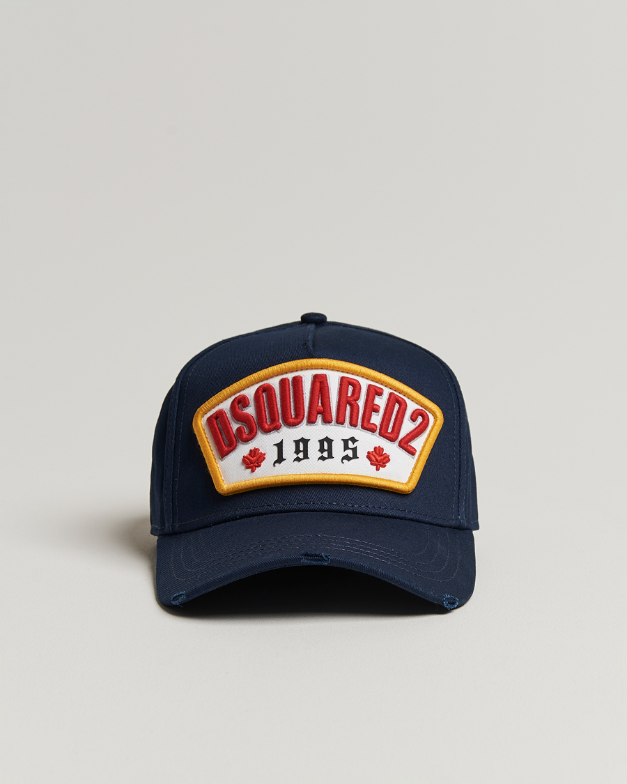 Herren | Dsquared2 Logo Baseball Cap Navy | Dsquared2 | Logo Baseball Cap Navy