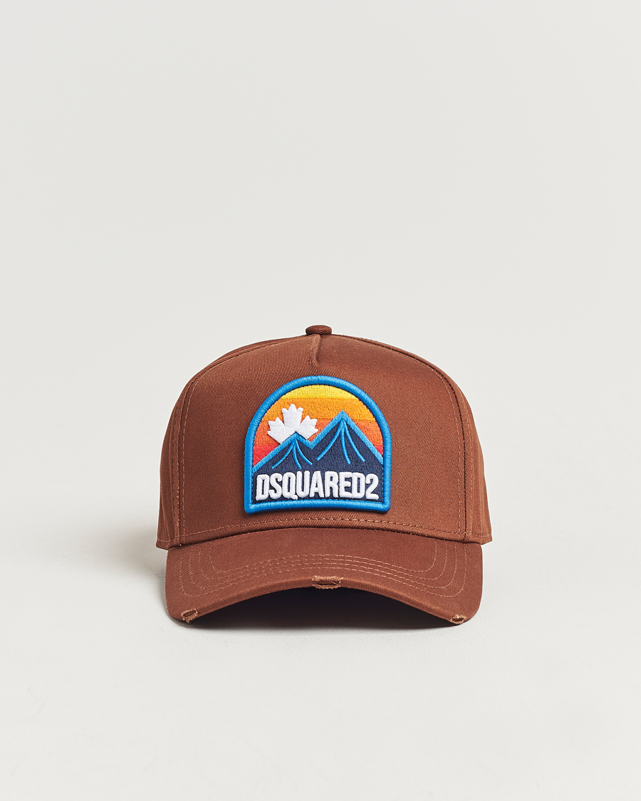 Herren | Dsquared2 Canadian Patch Baseball Cap Hazel | Dsquared2 | Canadian Patch Baseball Cap Hazel