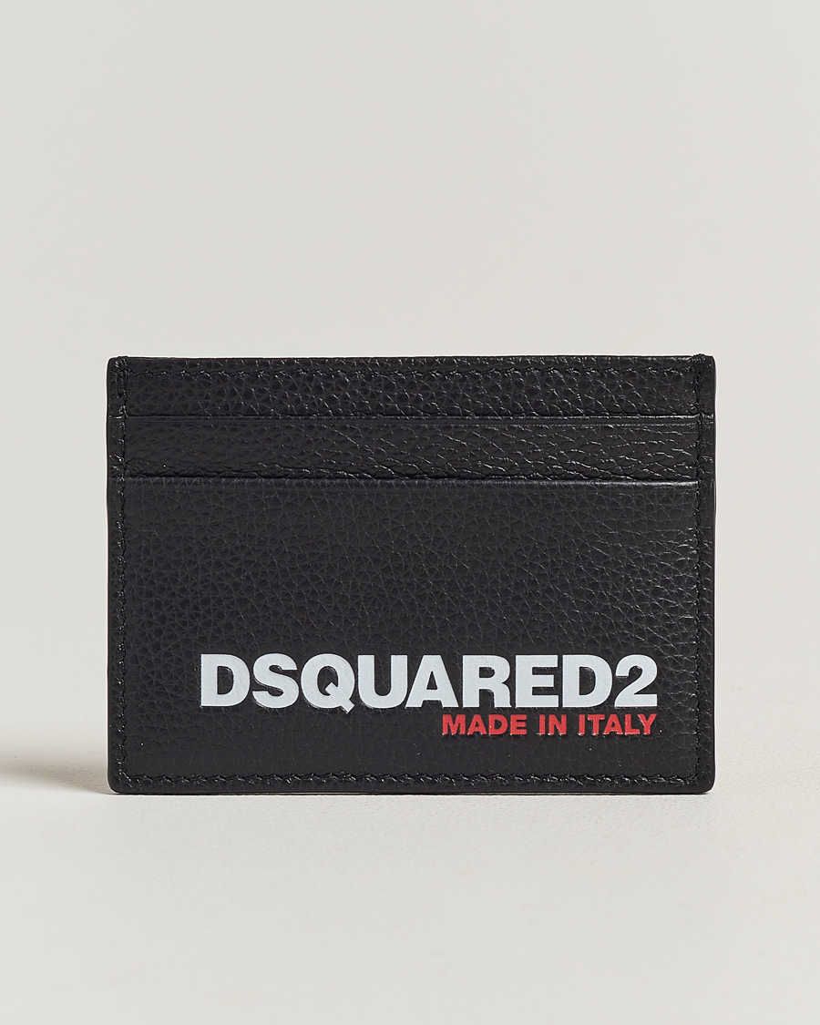 Herren | Dsquared2 Bob Credit Card Holder Black | Dsquared2 | Bob Credit Card Holder Black