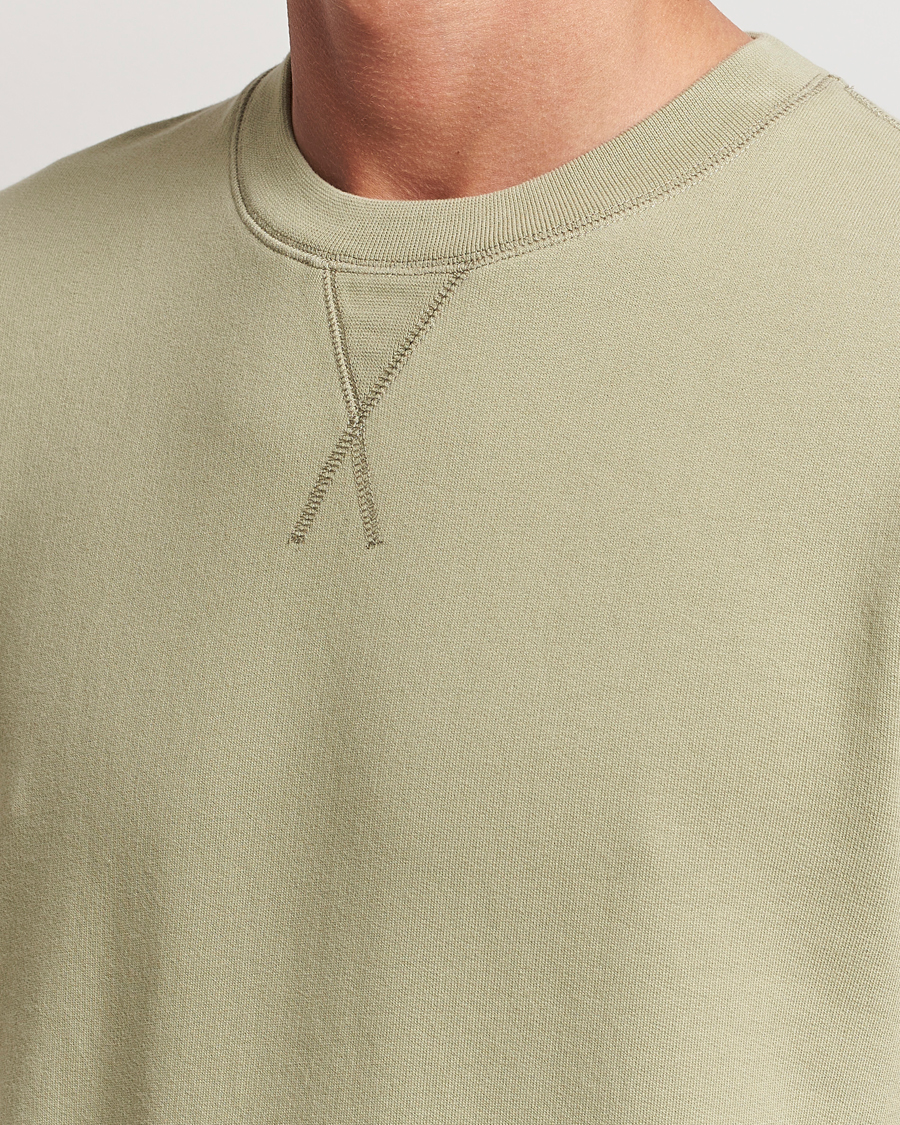 Herren | Pullover | Sunspel | Loopback Sweatshirt Pale Khaki