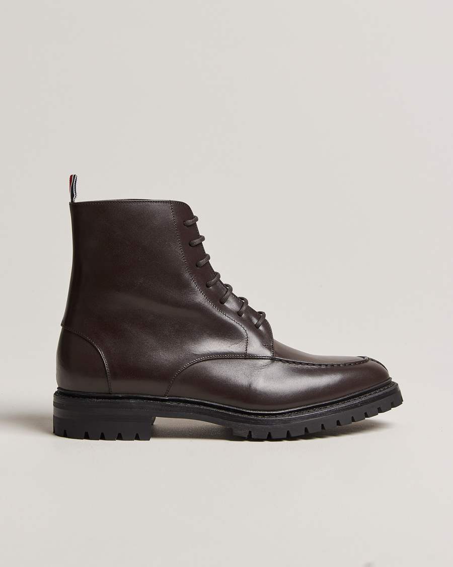 Herren | Thom Browne Apron Stitch Commando Boots Brown | Thom Browne | Apron Stitch Commando Boots Brown