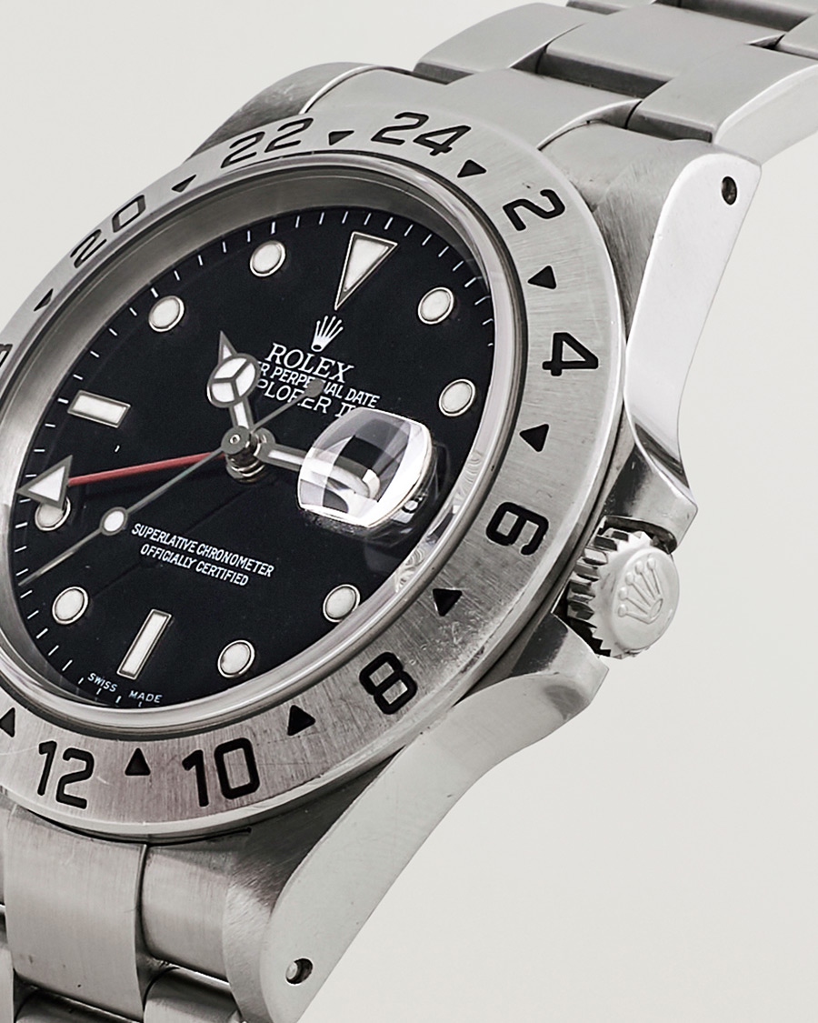 Herren | Rolex Pre-Owned Explorer II 16570 Silver | Rolex Pre-Owned | Explorer II 16570 Silver