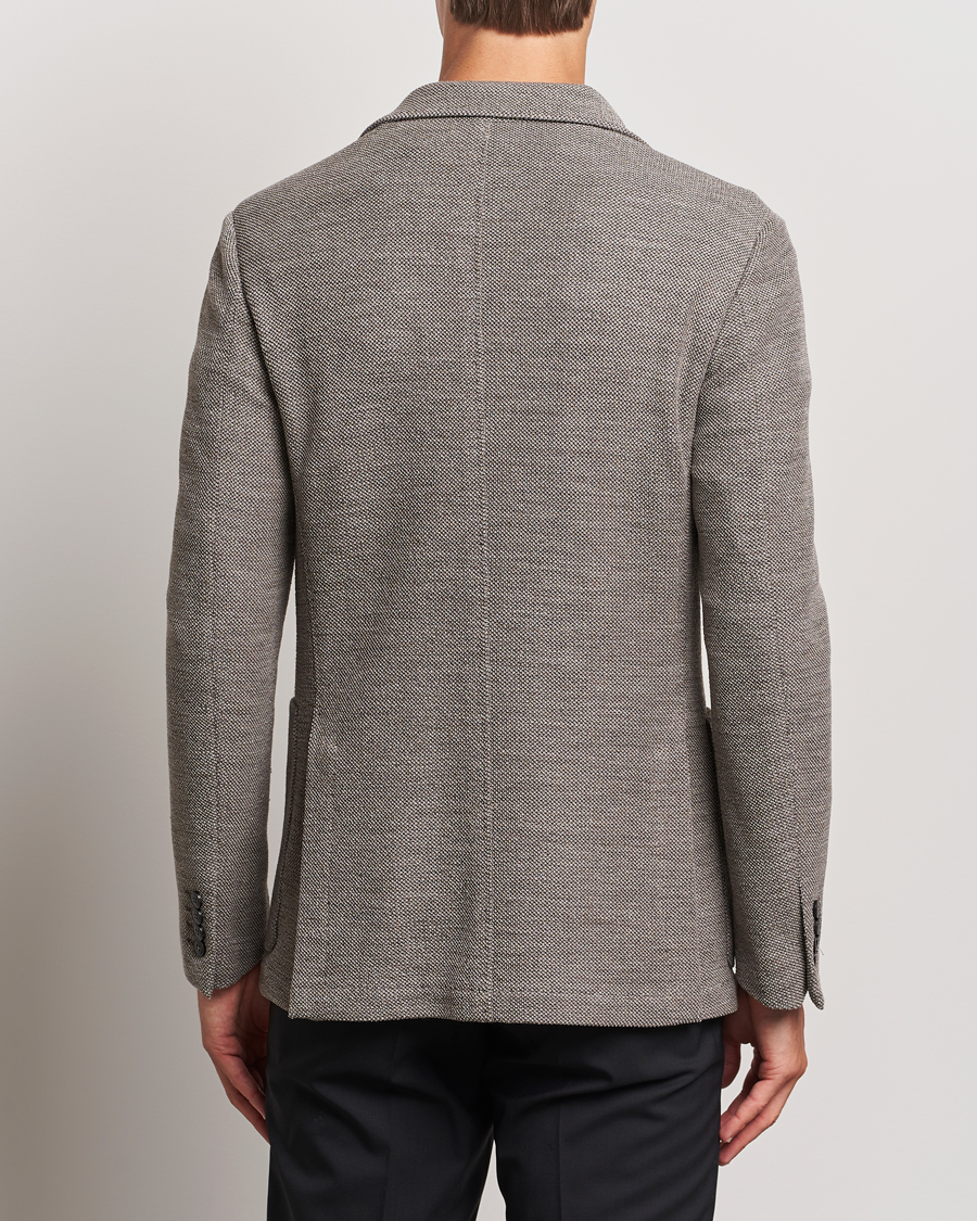 Herren | Sakkos | Canali | Structured Wool Jersey Blazer Beige