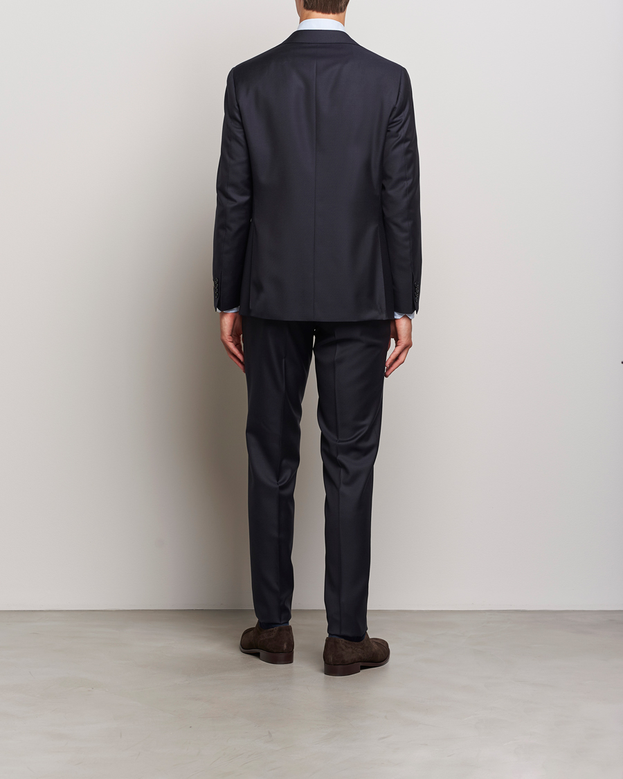 Herren | Anzüge | Canali | Super 130s Wool Capri Suit Navy