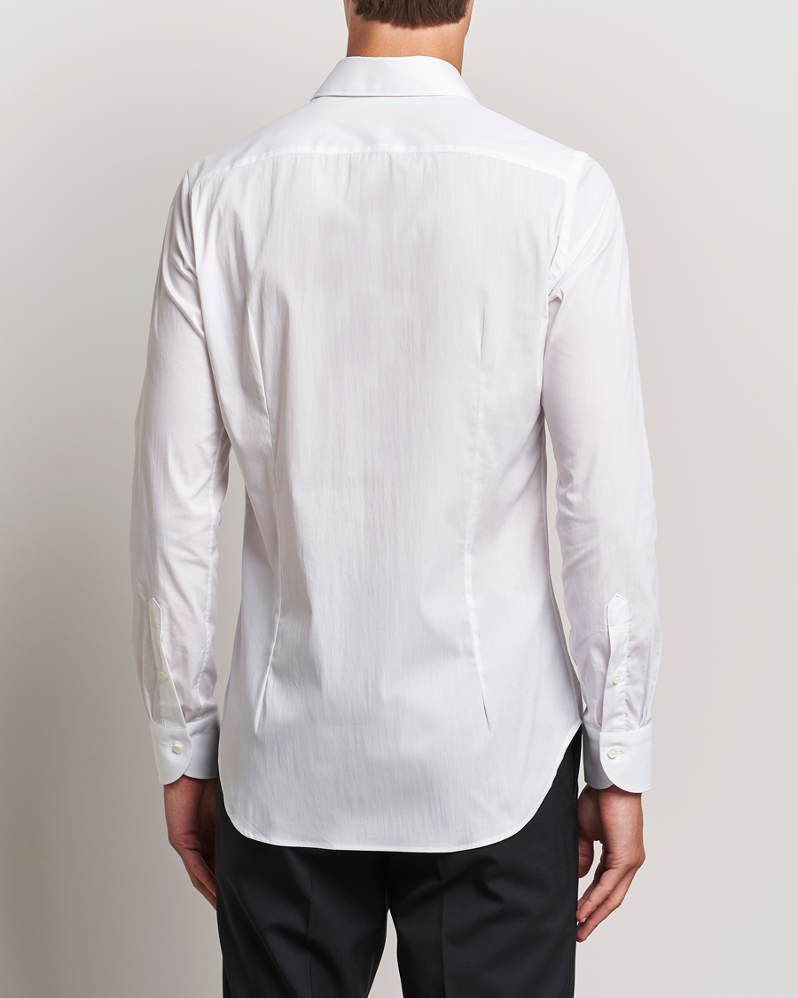 Herren | Hemden | Canali | Slim Fit Cotton/Stretch Shirt White