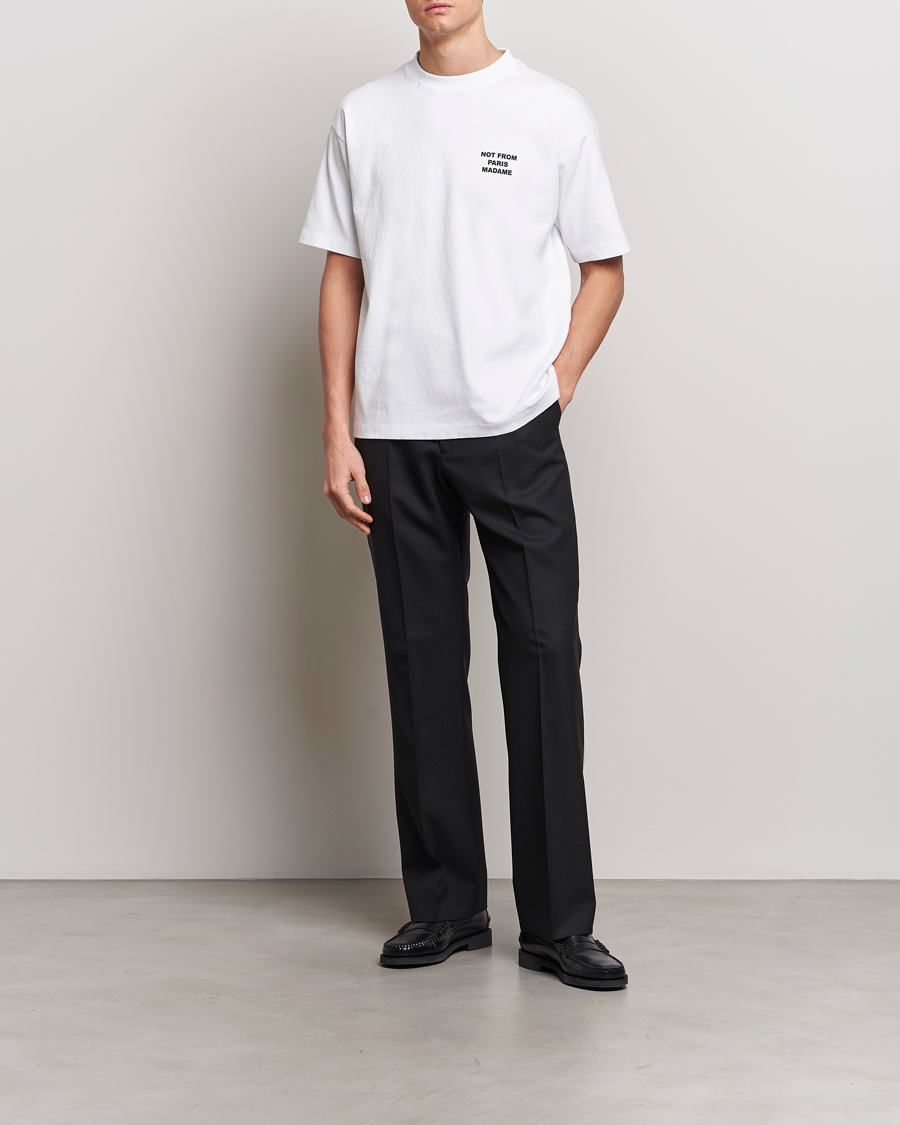 Herren | T-Shirts | Drôle de Monsieur | Slogan T-Shirt Optic White