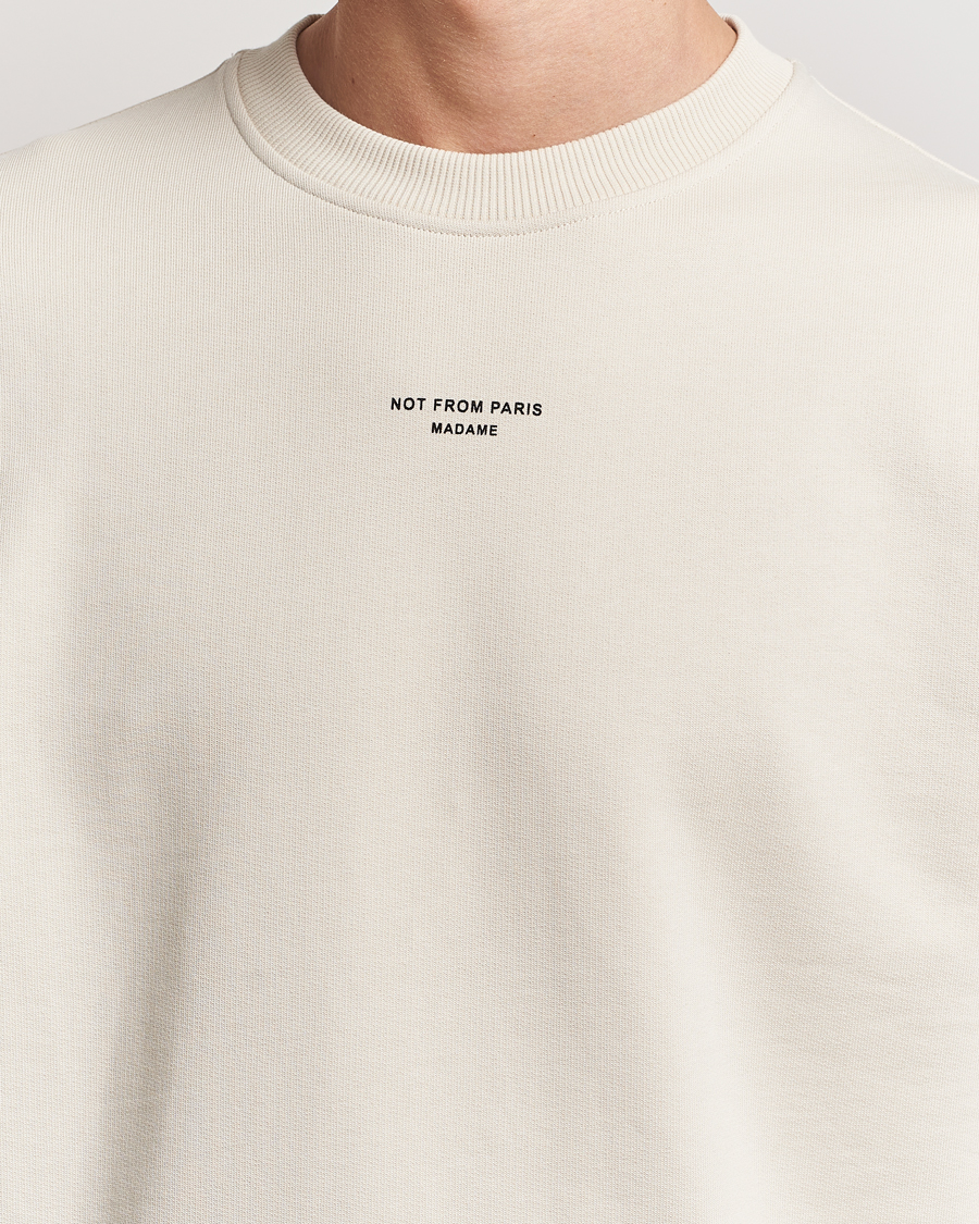 Herren | Pullover | Drôle de Monsieur | Classic Slogan Sweatshirt Mastic