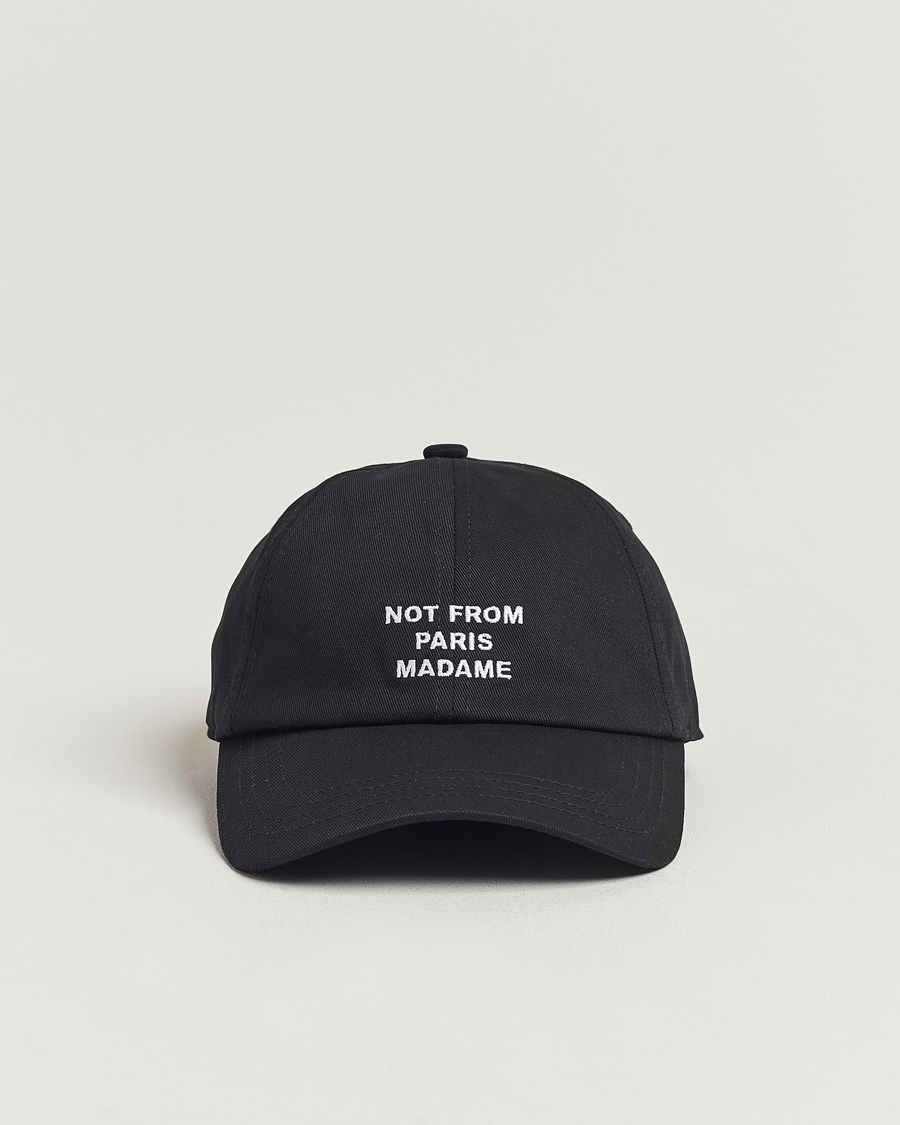 Herren | Hüte & Mützen | Drôle de Monsieur | Slogan Baseball Cap Black