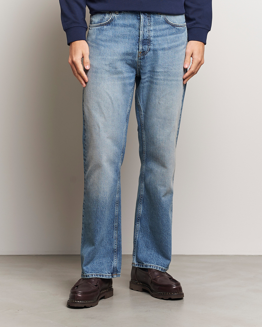 Herren | Jeans | GANT 240 Mulberry Street | Bootcut Jeans Mid Blue Vintage