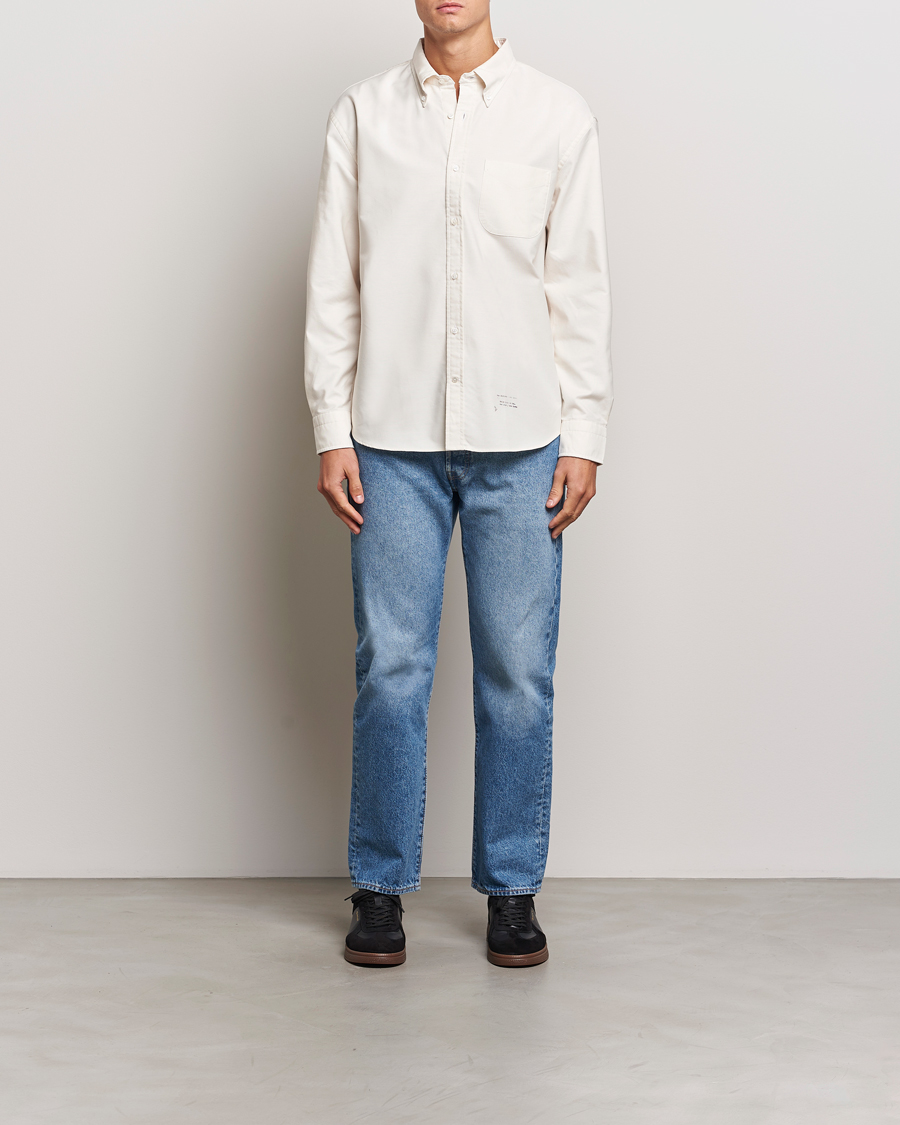 Herren | Hemden | GANT 240 Mulberry Street | Regular Fit US Oxford Shirt Cream
