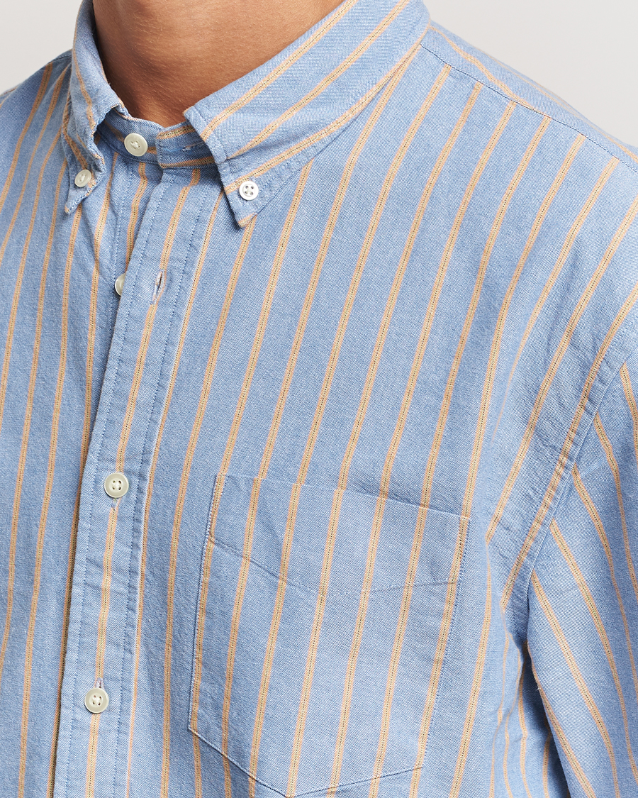 Herren | Hemden | GANT 240 Mulberry Street | Regular Fit Archive Oxford Striped Shirt Vintage Blue