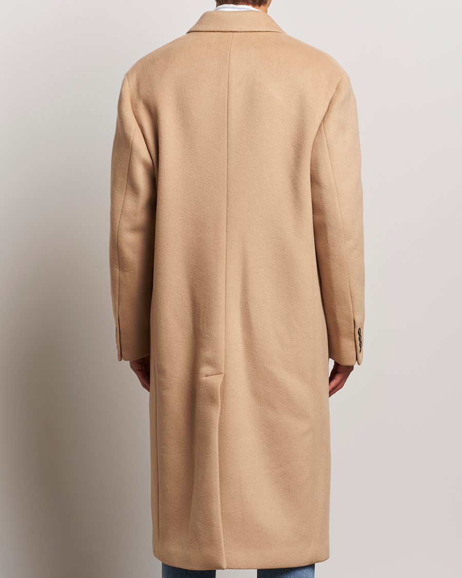 Herren | Jacken | GANT 240 Mulberry Street | Double Breasted Wool Coat Mustard Beige