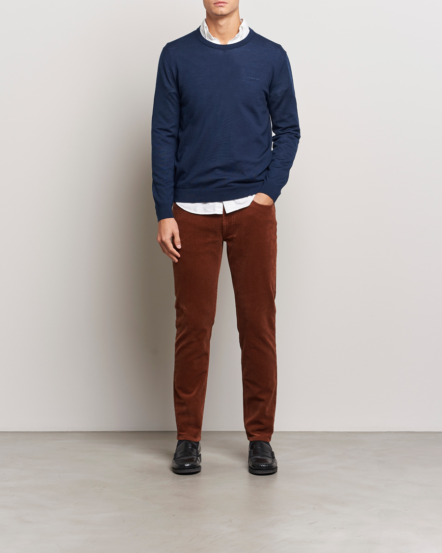 Herren | Pullover | GANT | Extrafine Merino Wool C-Neck Marine