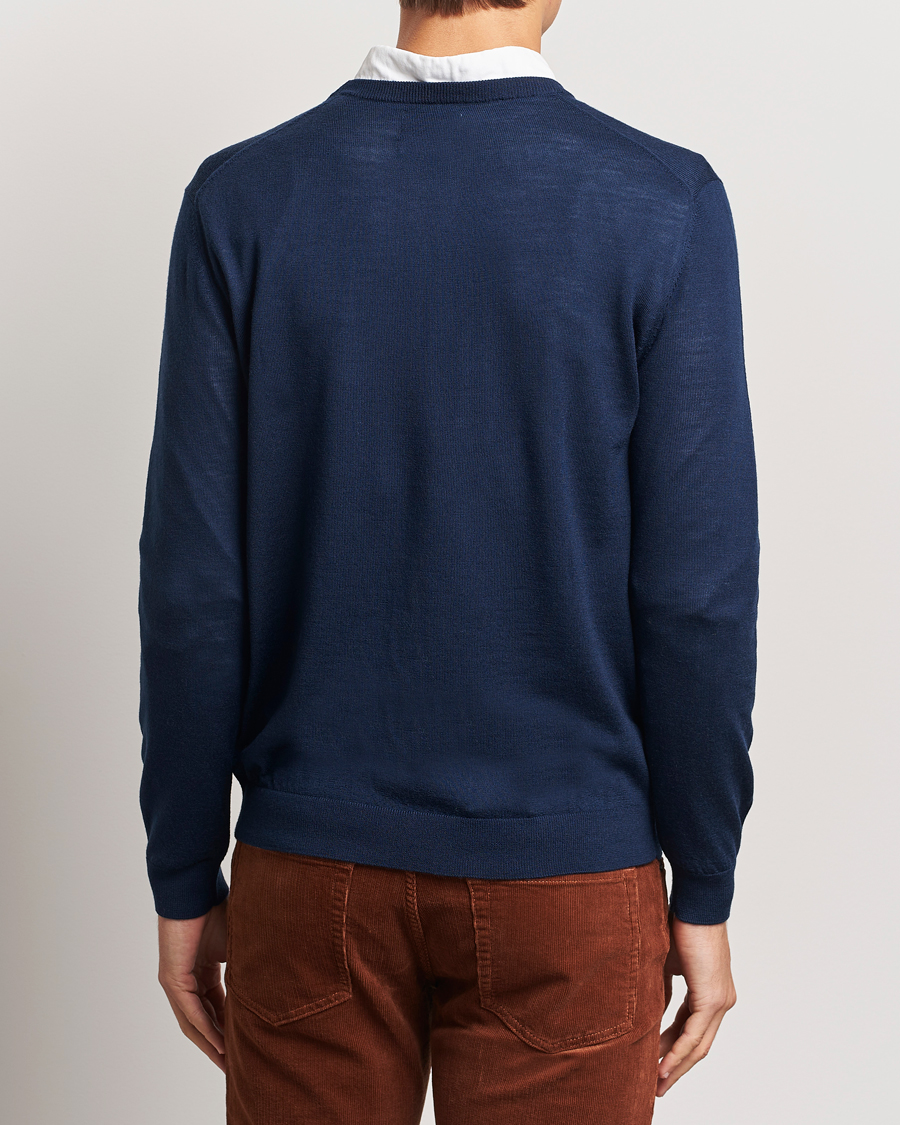 Herren | Pullover | GANT | Extrafine Merino Wool C-Neck Marine