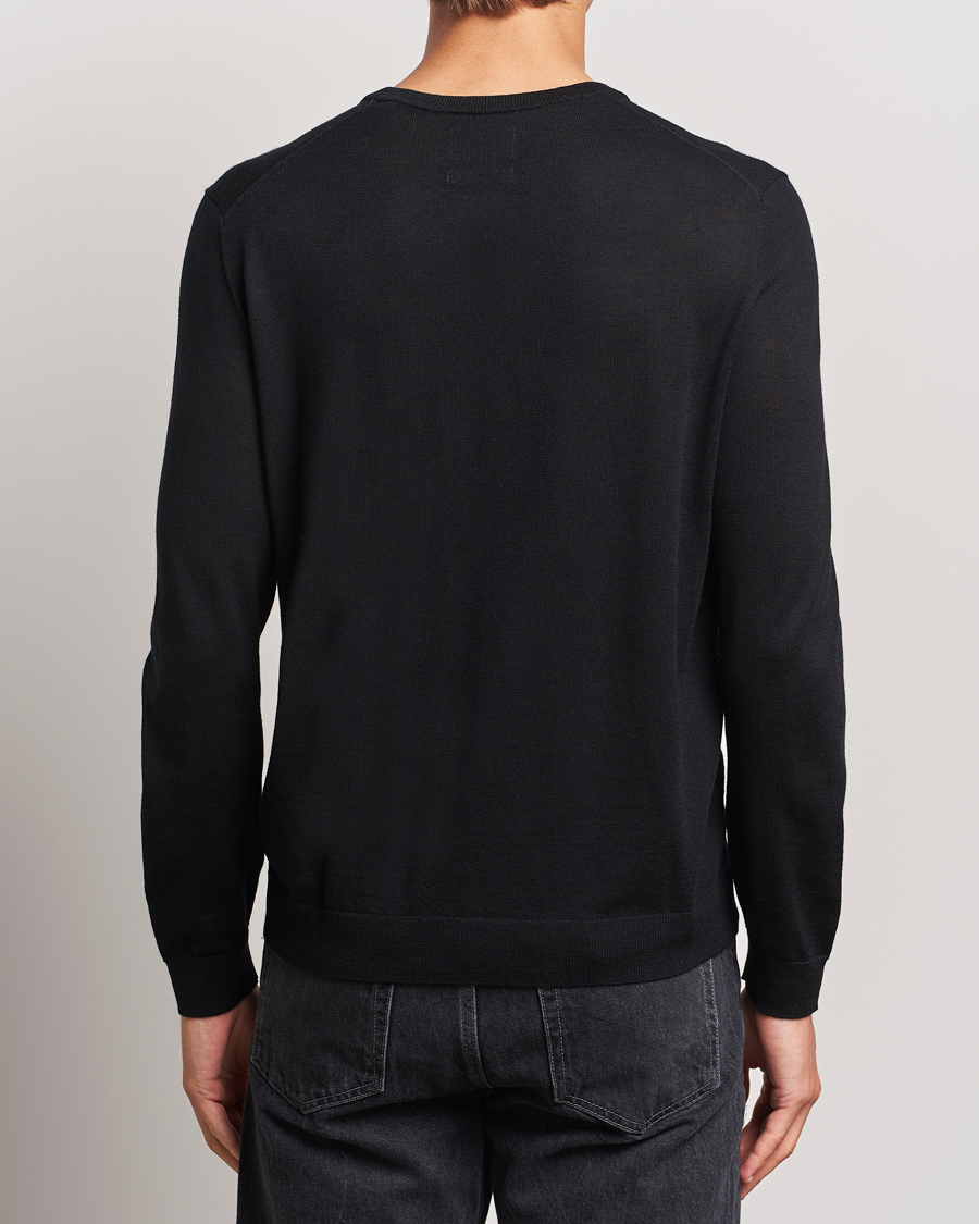 Herren | Pullover | GANT | Extrafine Merino Wool C-Neck Black