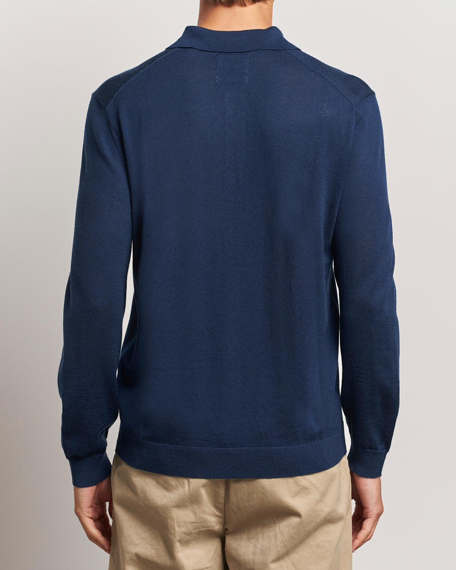 Herren | Pullover | GANT | Extrafine Merino Wool Polo Marine
