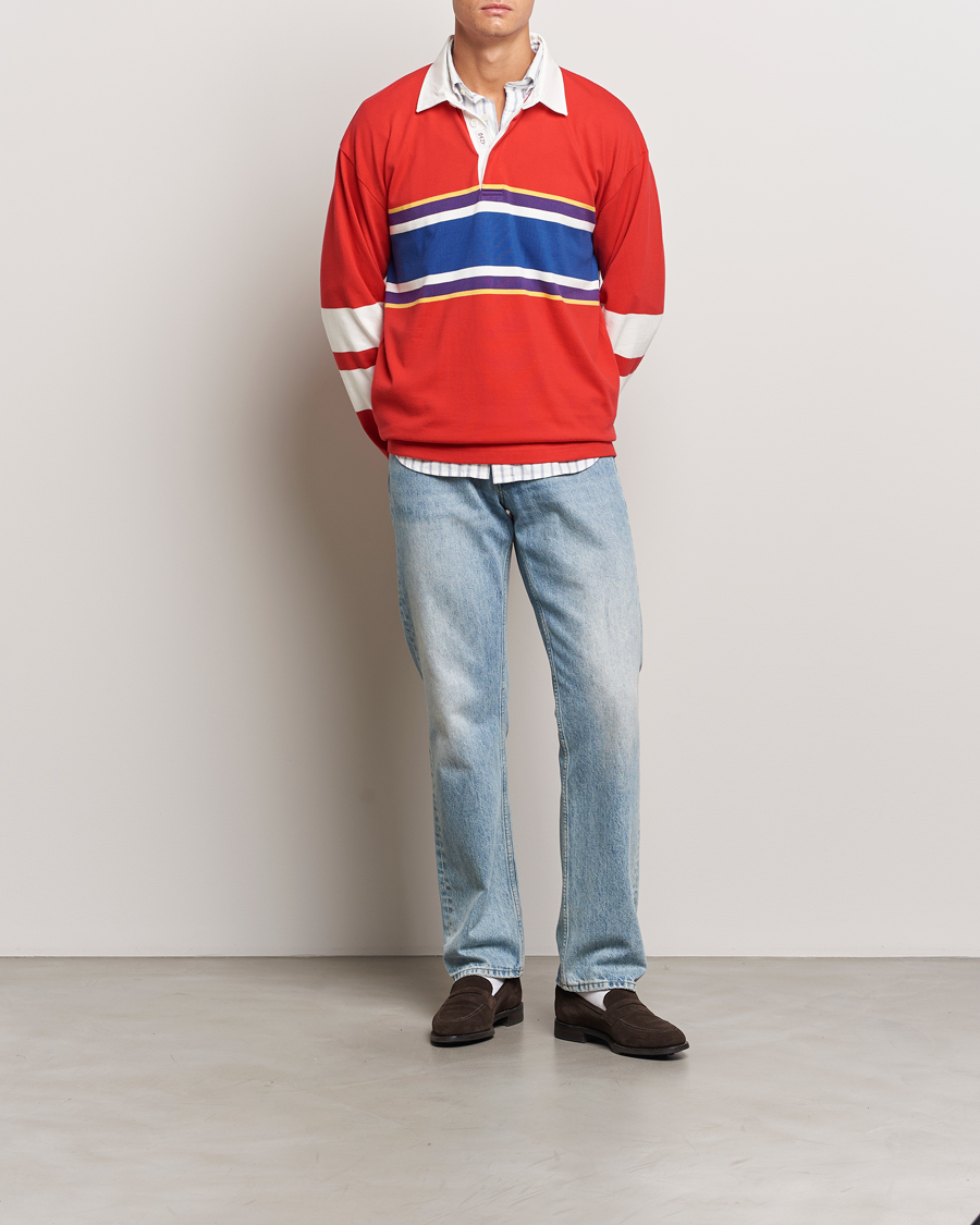Herren | Pullover | GANT | Vintage Heavy Rugger Bright Red