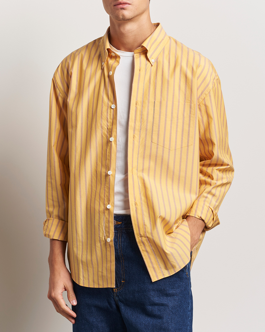 Herren | Hemden | GANT | Rel Herigate Poplin Stripe Shirt Faded Sunset