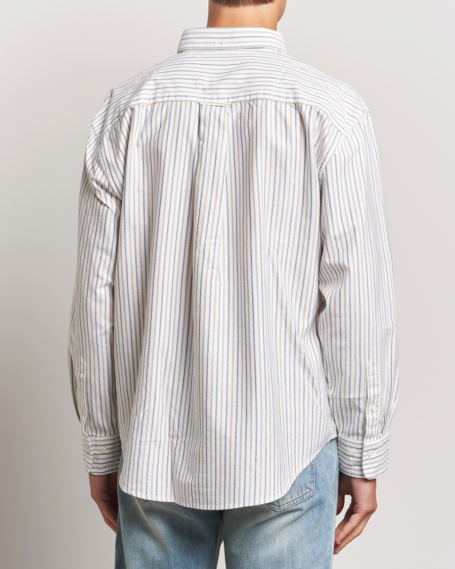 Herren | Hemden | GANT | Rel Herigate Oxford Stripe Shirt Eggshell