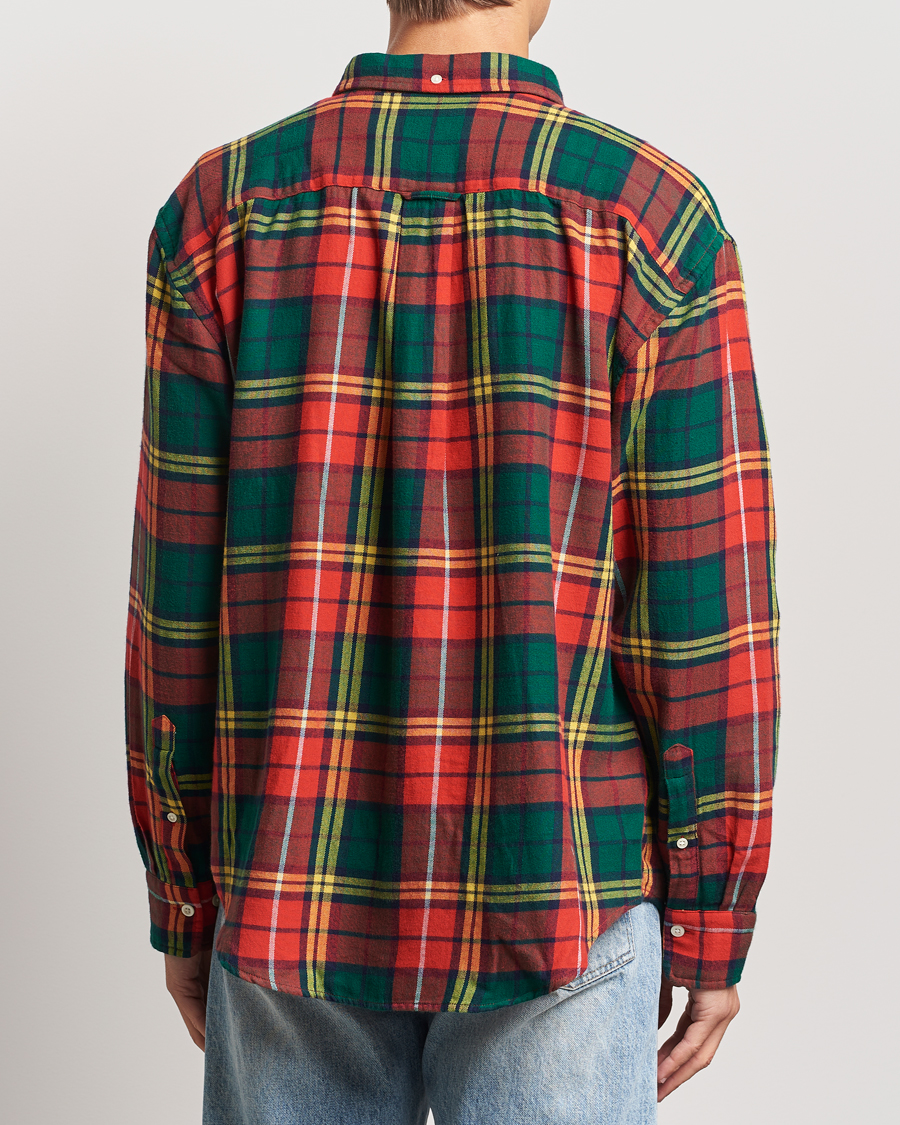 Herren | Hemden | GANT | Rel Herigate Twill Tartan Shirt Bright Red