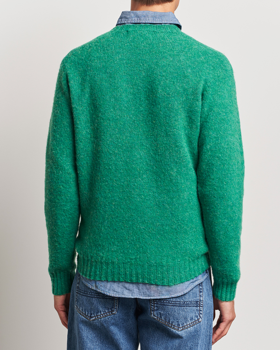 Herren | Pullover | Harley Of Scotland | Brushed Supersoft Lambswool Crewneck Pixie