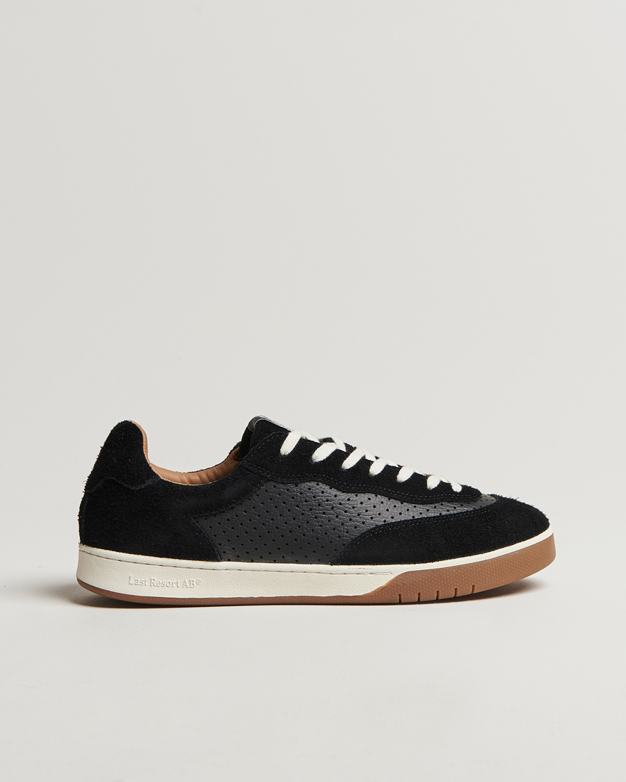 Herren | Last Resort CM001 Perf Leather/Suede Sneaker Black | Last Resort | CM001 Perf Leather/Suede Sneaker Black
